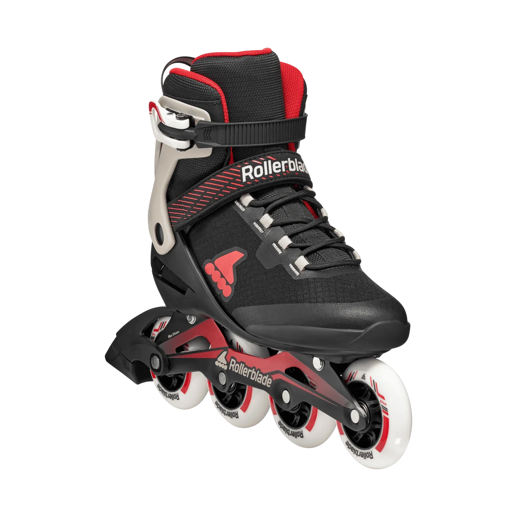 Rollerblade Skates Macroblade 84 Schwarz/Sand/Rot - Image 2