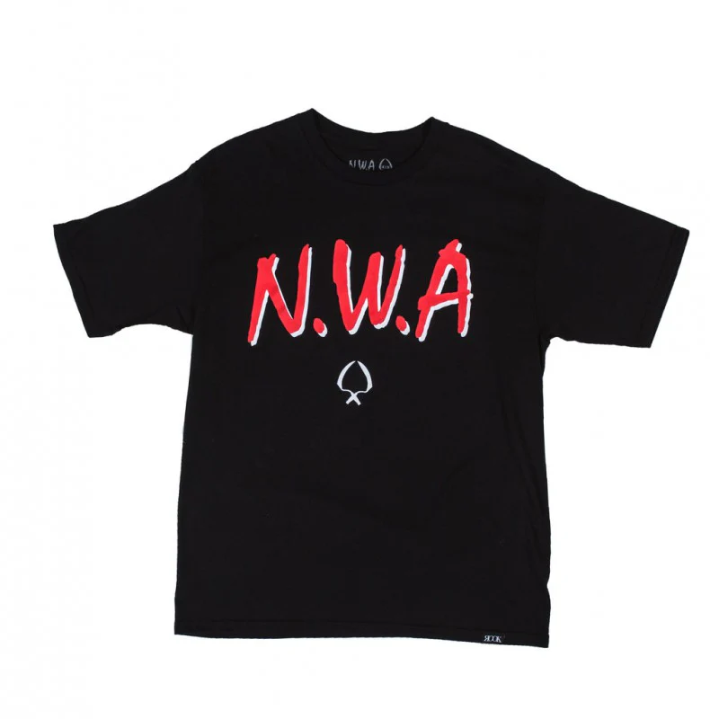 N.W.A. Logo Tee Black