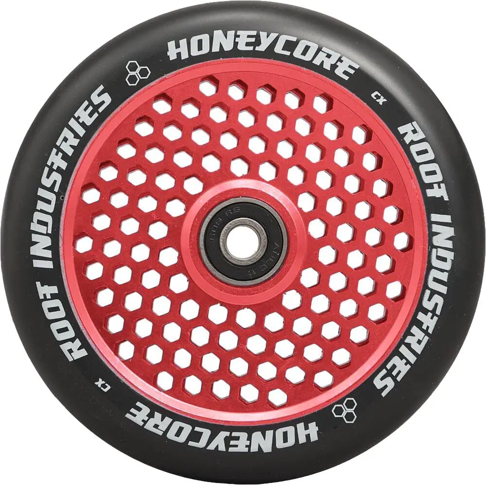 Root Industries Honeycore Wheels 120mm red - Image 2