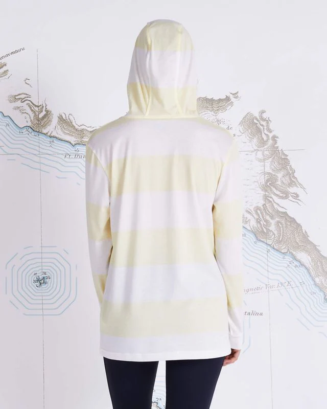Salty Crew Women Top Water Midweight Sun Hoodie banana - Image 2