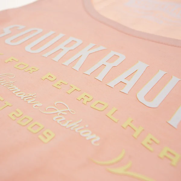 Sourkrauts Girly Tank Top Bianca rosa - Image 4
