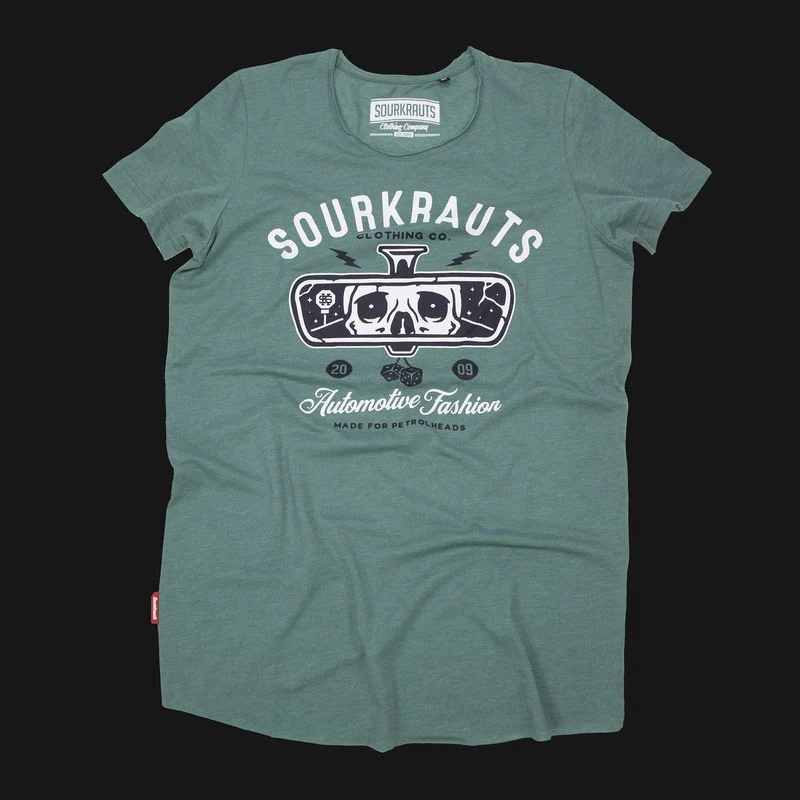 Sourkrauts T-Shirt Oliver grün meliert
