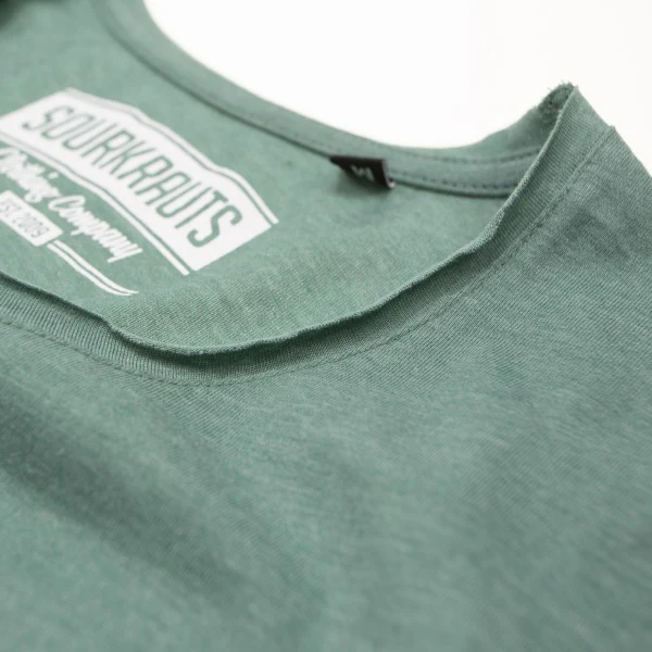 Sourkrauts T-Shirt Oliver grün meliert - Image 6