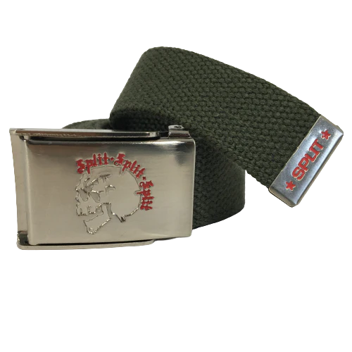Split Belt Fabric Army Green