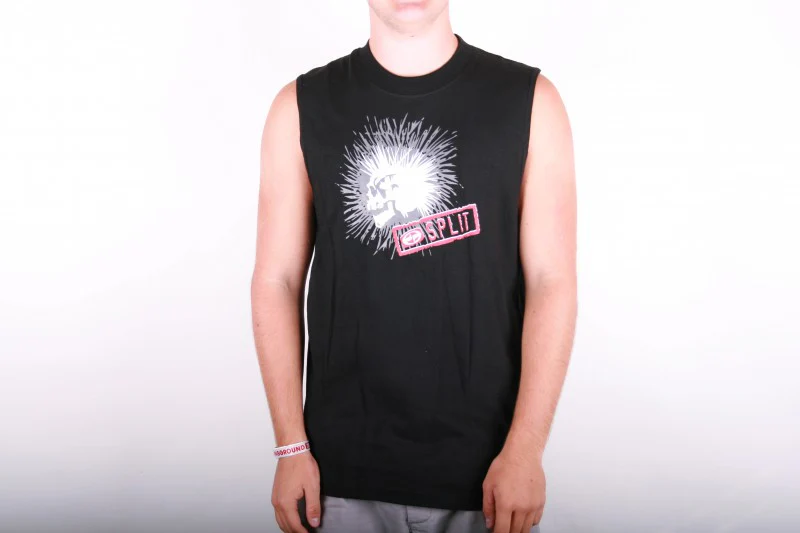 Split Tanktop Exploit Black