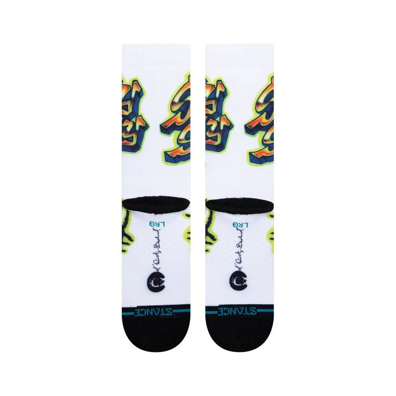 Stance Socks Shimmy Shimmy Ya white - Image 3