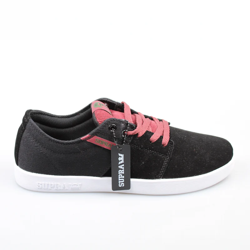 Supra Schuhe Stacks Black/Burgundy-White - Image 2