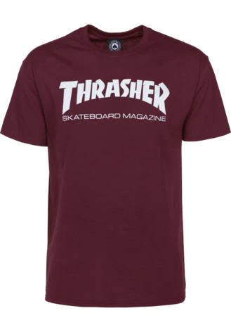 Thrasher Skate Mag T-Shirt maroon