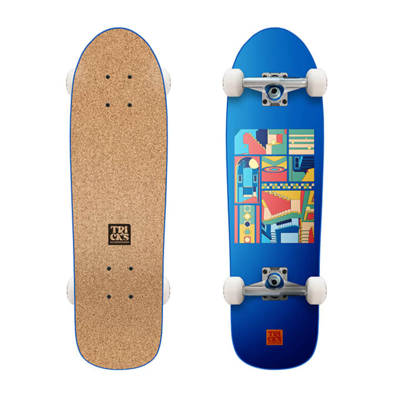 Tricks Moodboard 7.6"x26.35" MIDI Tricks Cruiser