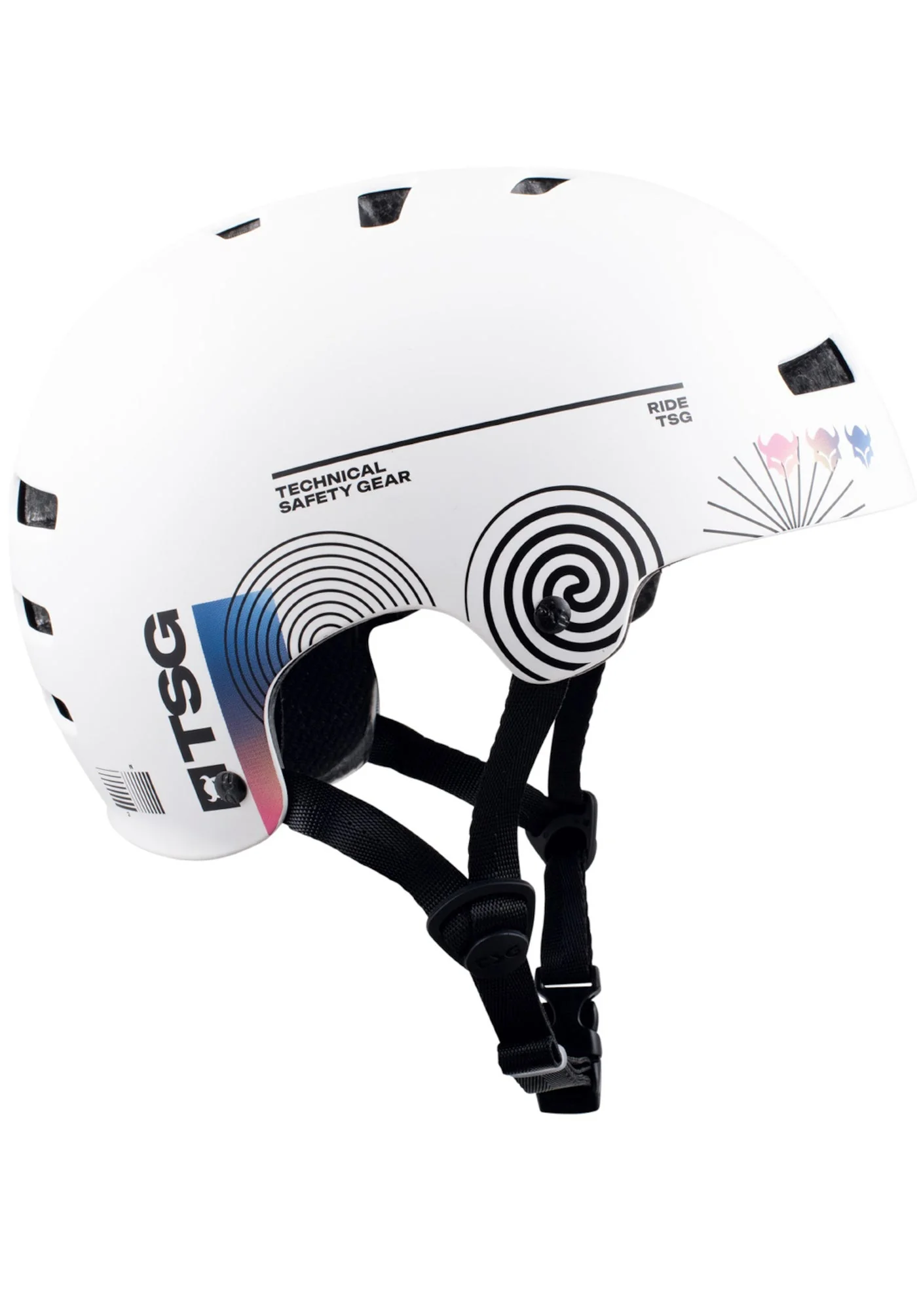 TSG Helm Evolution Graphic Design White Board Cast