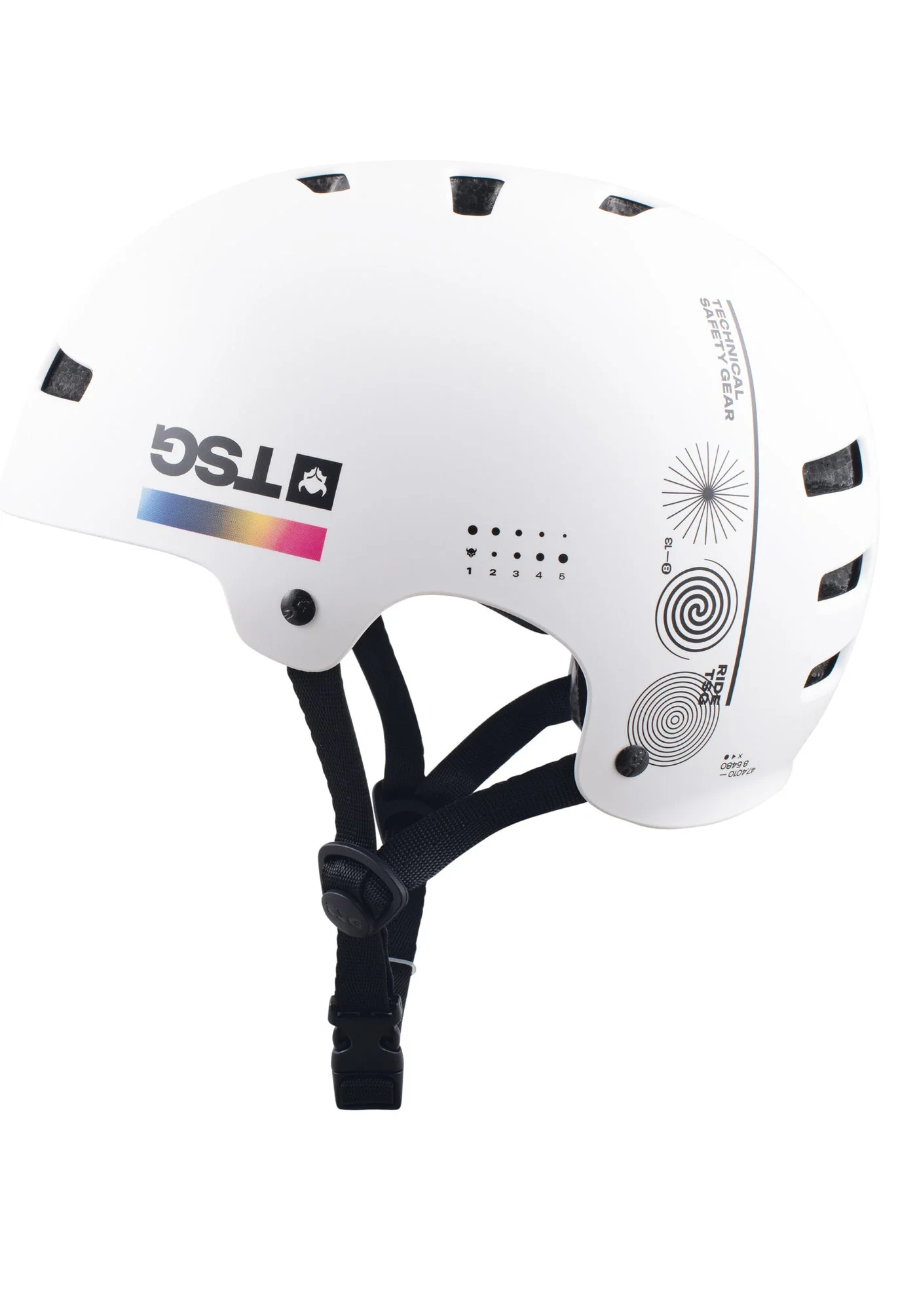 TSG Helm Evolution Graphic Design White Board Cast - Image 2