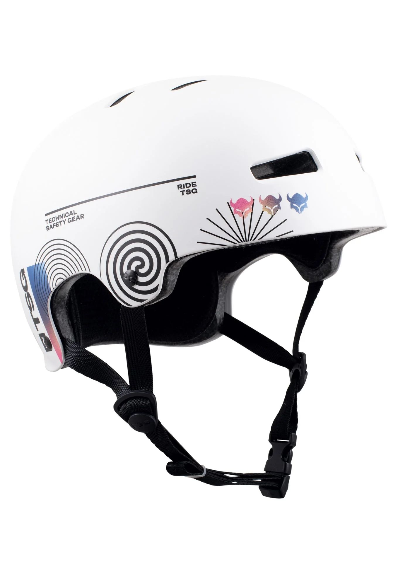 TSG Helm Evolution Graphic Design White Board Cast - Image 4