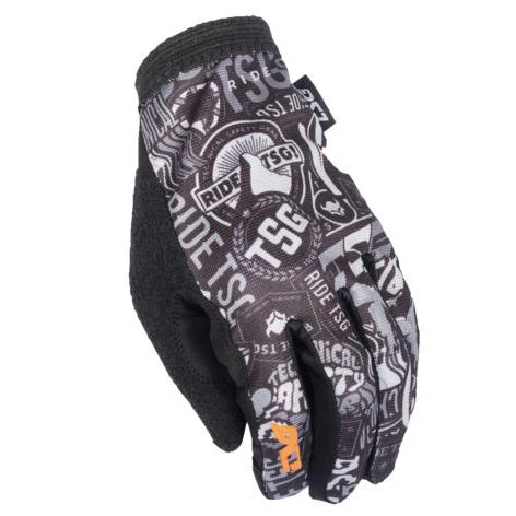 TSG Bike Gloves Slim sticker bomb