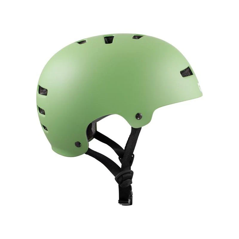TSG Helm Evolution Solid Colors Satin fatigue green - Image 2