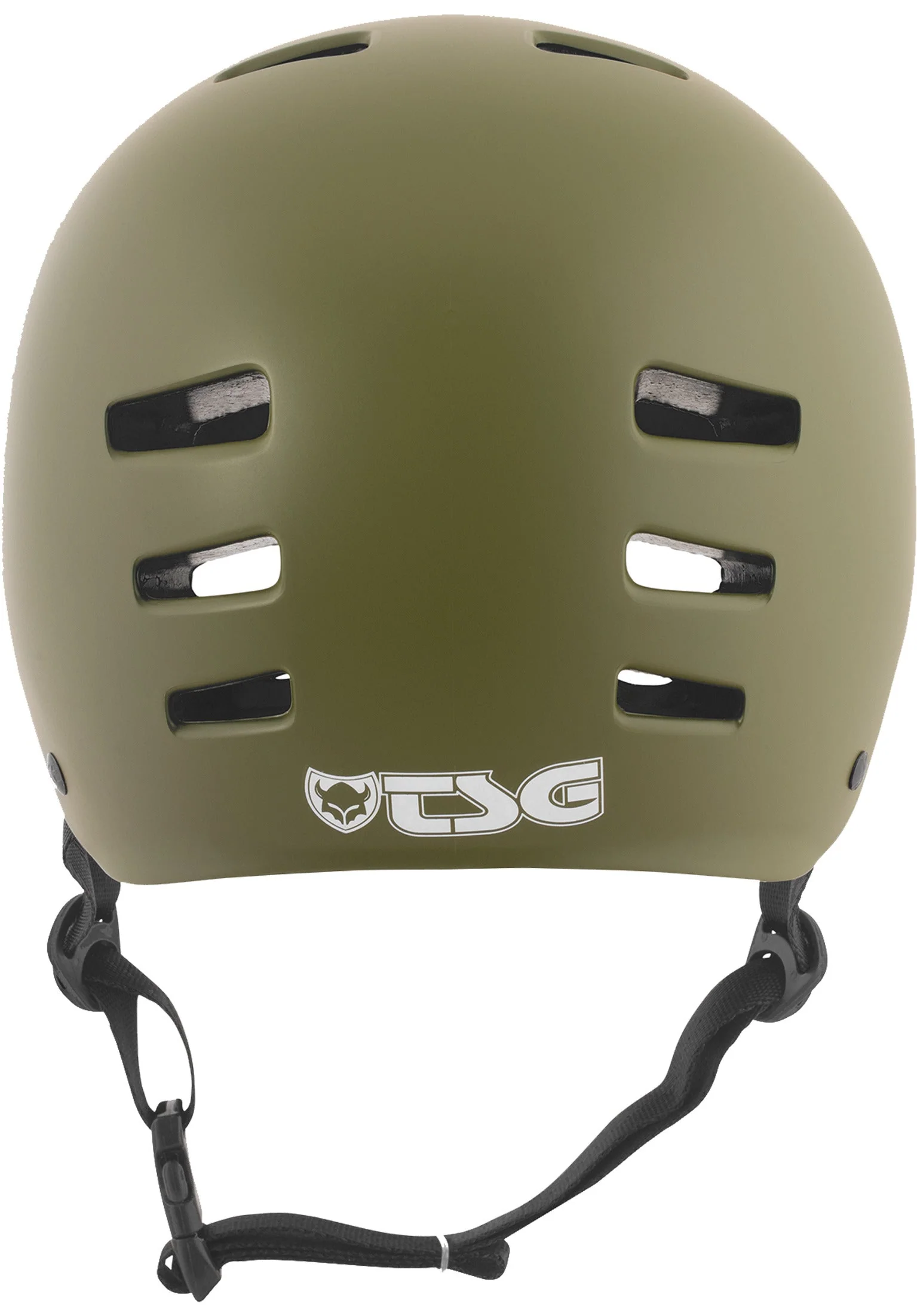 TSG Helm Evolution Solid Colors Satin Olive - Image 2