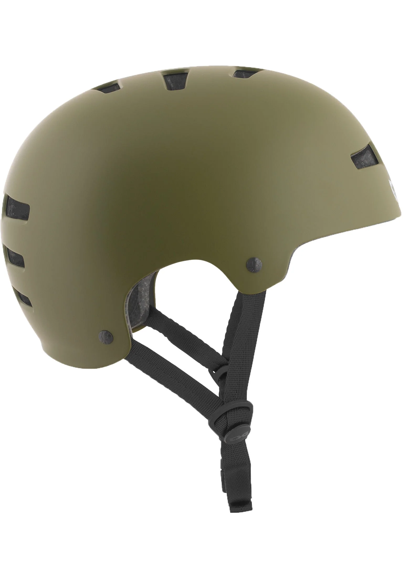 TSG Helm Evolution Solid Colors Satin Olive - Image 3