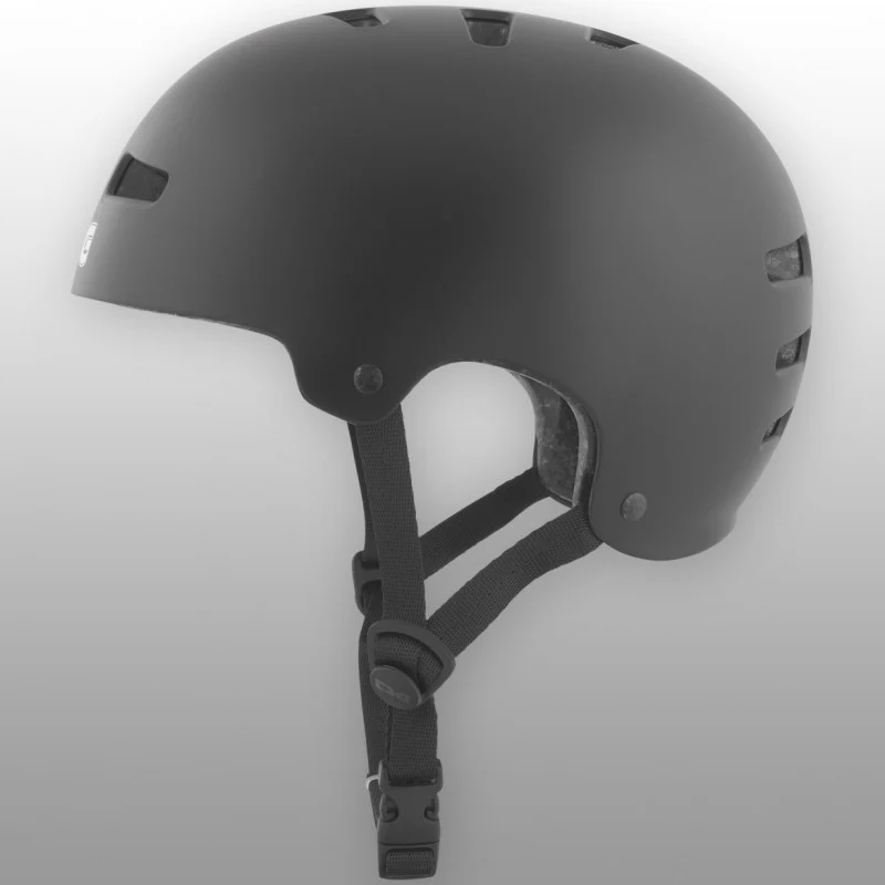 TSG Helmet Evolution Kids Solid Colors Satin Black - Image 3