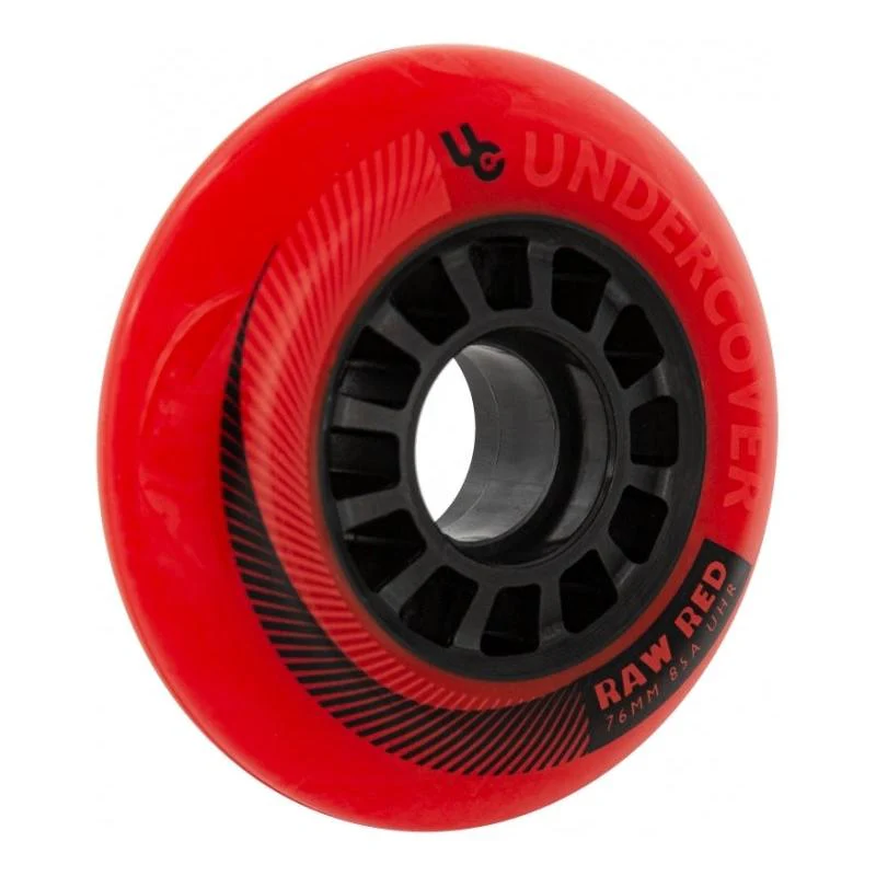 Undercover Wheels Raw Red 76mm 85A 4-Pack - Image 2