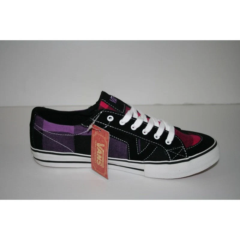 Vans Girls Schuhe Tory Buff Plaid *black/purple* - Image 3