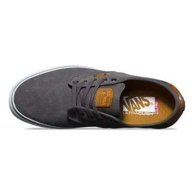 Vans Shoe Chima Ferguson Pro - Burnished Leather Dark Grey - Image 2