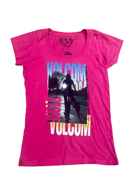 Volcom Girls T-shirt KK BMX pink