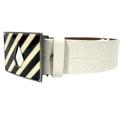 Volcom Leather Belt Ruby Doe White - Image 2