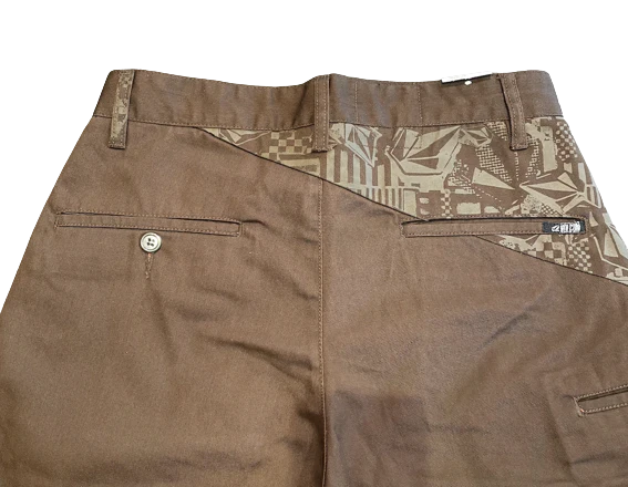Volcom Shorts Chino Frickin Art brown - Image 2