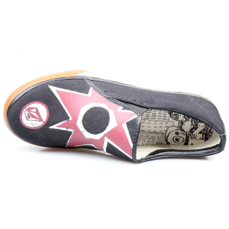 Volcom Slipper Black Red - Image 8