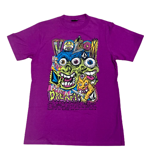 Volcom T-Shirt Heavy Metal purple