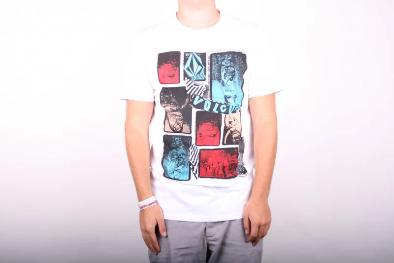 Volcom T-Shirt New Board SS Basic Tee White