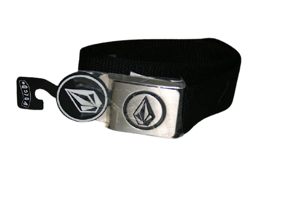 Volcom Web Belt Circle Stone Black
