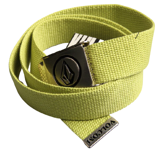 Volcom Web Belt Circle Stone Lime