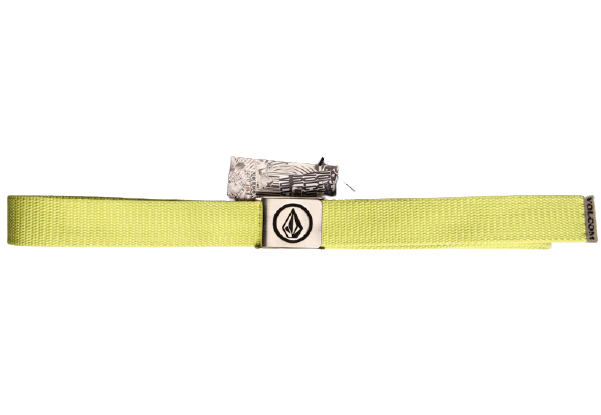 Volcom Web Belt Circle Stone Lime - Image 2