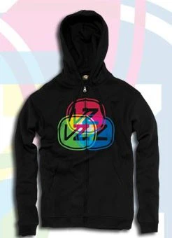 Vonzipper Zip Hooded Spectral black