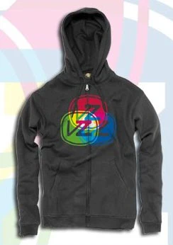 Vonzipper Zip Hooded Spectral black - Image 2