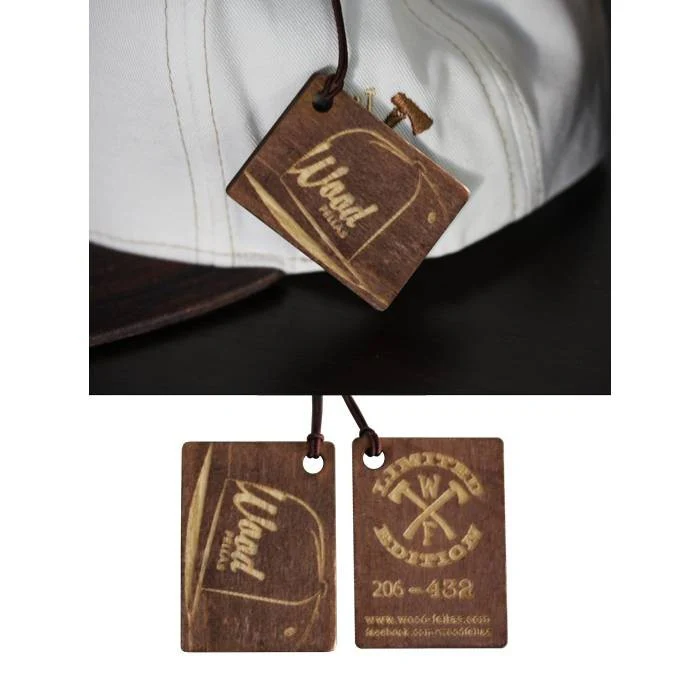 Wood Fellas Cap Snapback Logo white - Image 4