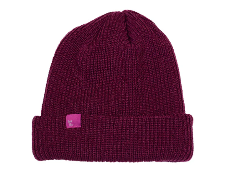 Yes Beanie Cuff Merlot